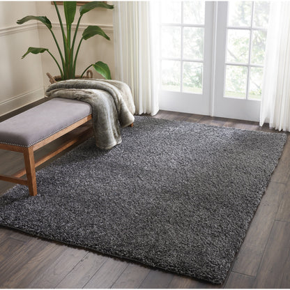 Tapis moderne en peluche solide Nourison Malibu Shag
