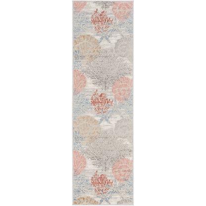 Tapis Nourison Pompéi Coastal Beach Coquillages et corail