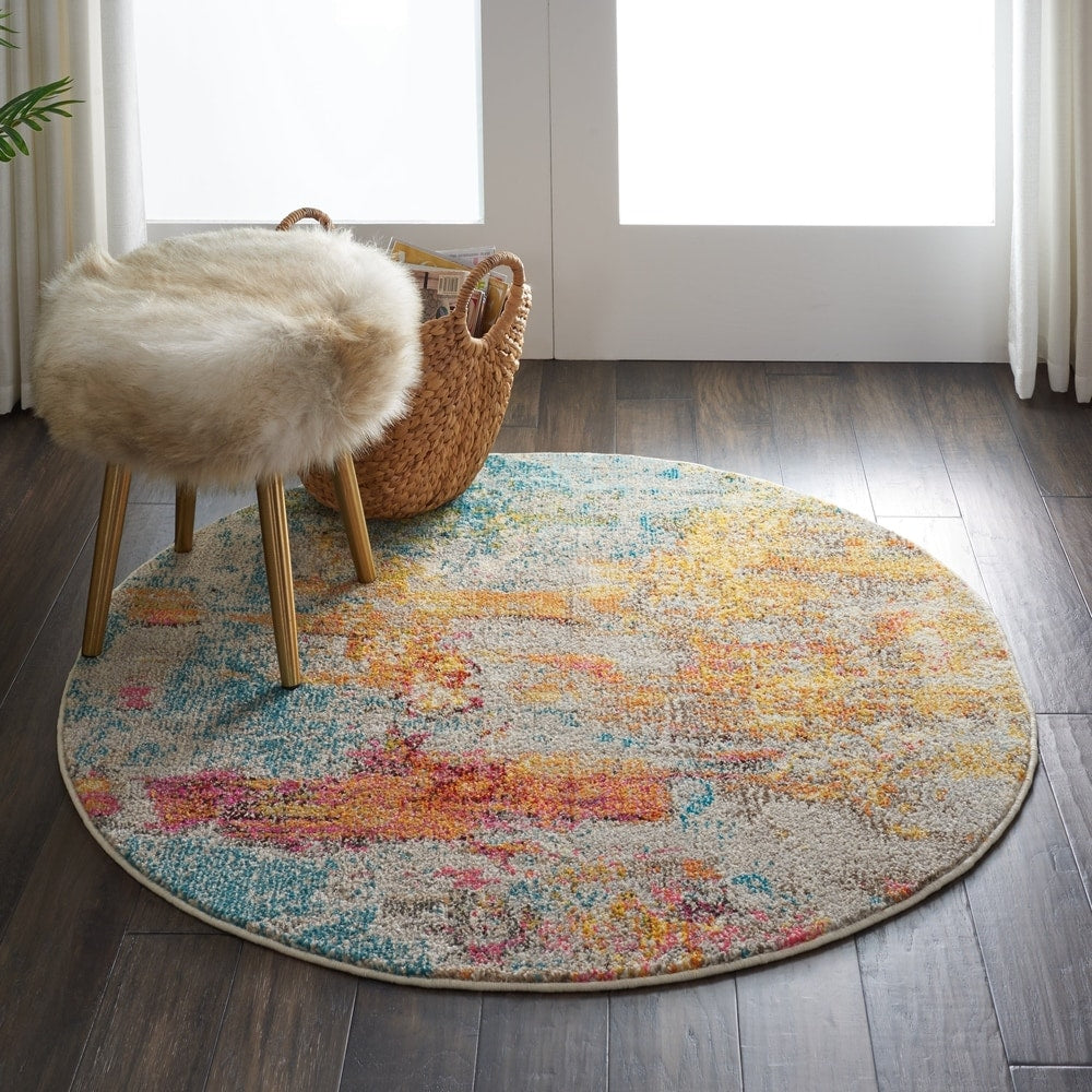 Tapis moderne abstrait sublime Nourison
