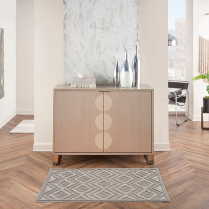 Nourison Versatile Indoor/Outdoor Geometric Flatweave Area Rug