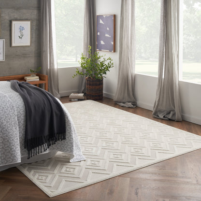 Nourison Versatile Indoor/Outdoor Geometric Flatweave Area Rug