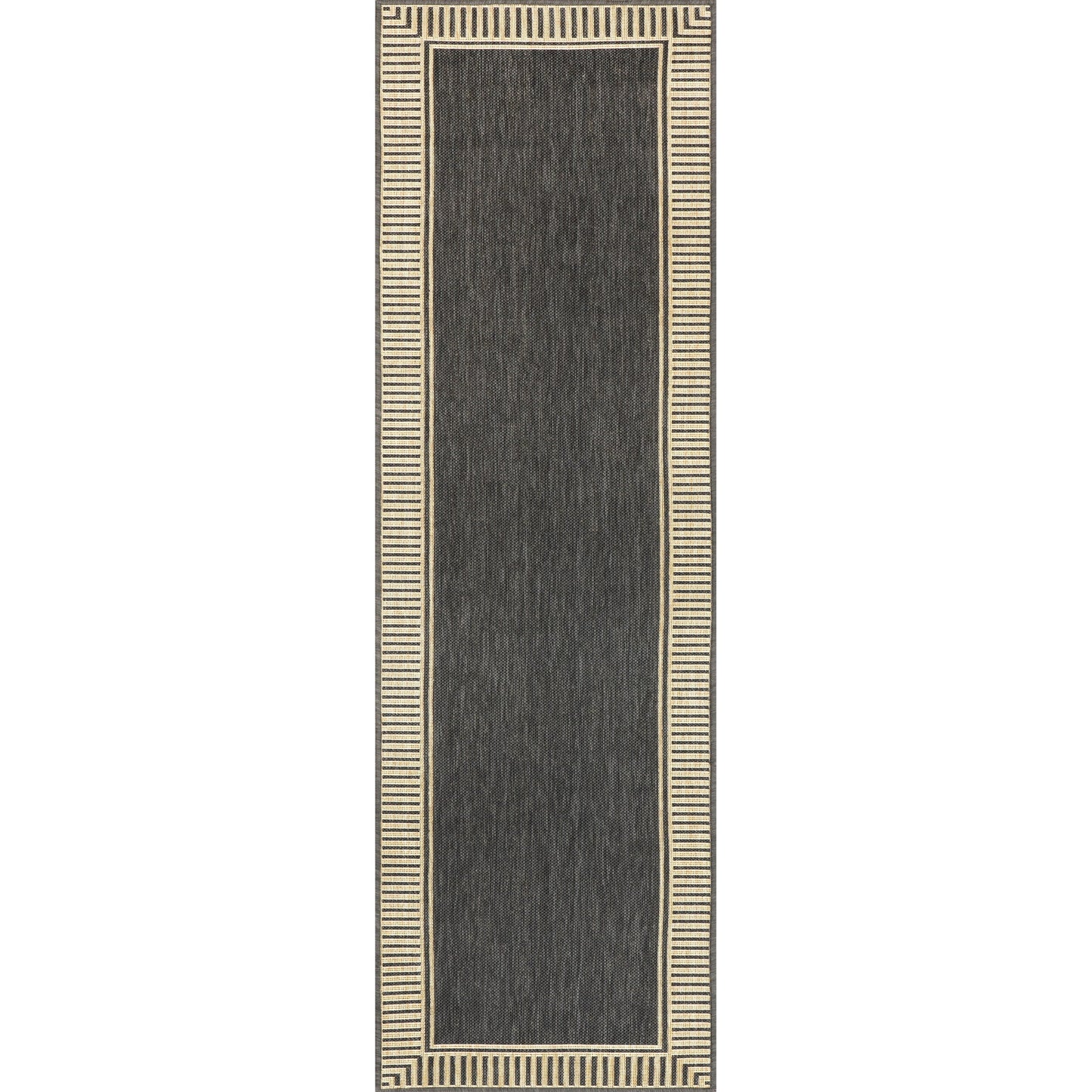Tapis d'intérieur/extérieur classique à bordures Nuloom Leah