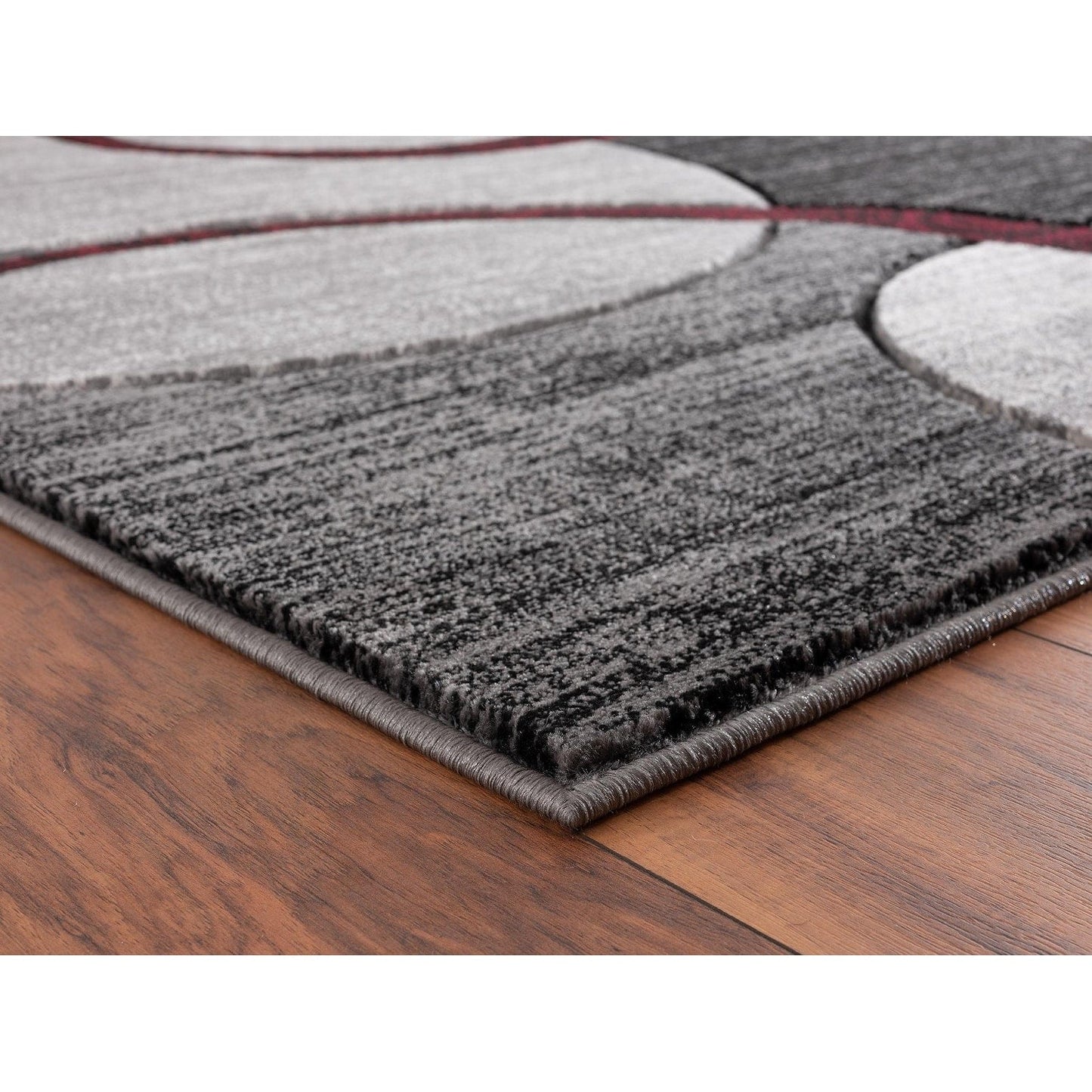 Tapis à motifs géométriques abstraits de la collection Orelsi