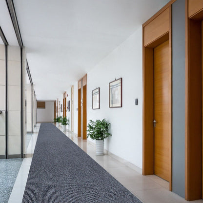 Tapis de couloir extérieur/intérieur sur mesure de 36'' de large x votre choix de longueur avec support en PVC antidérapant