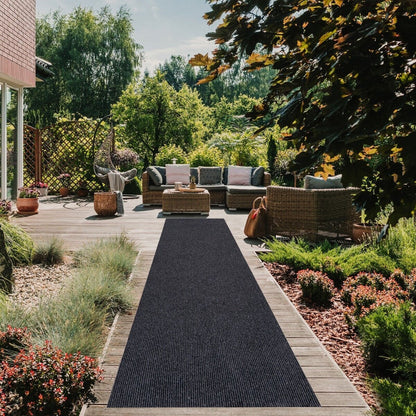 Tapis de couloir extérieur/intérieur sur mesure de 36'' de large x votre choix de longueur avec support en PVC antidérapant