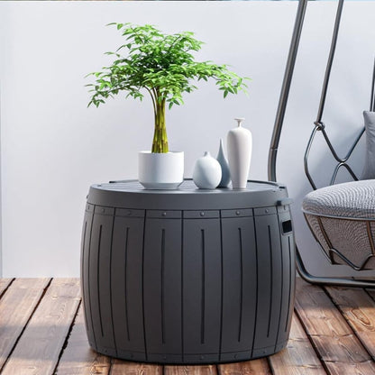 Outdoor Patio Storage Resin Lockable Deck Box