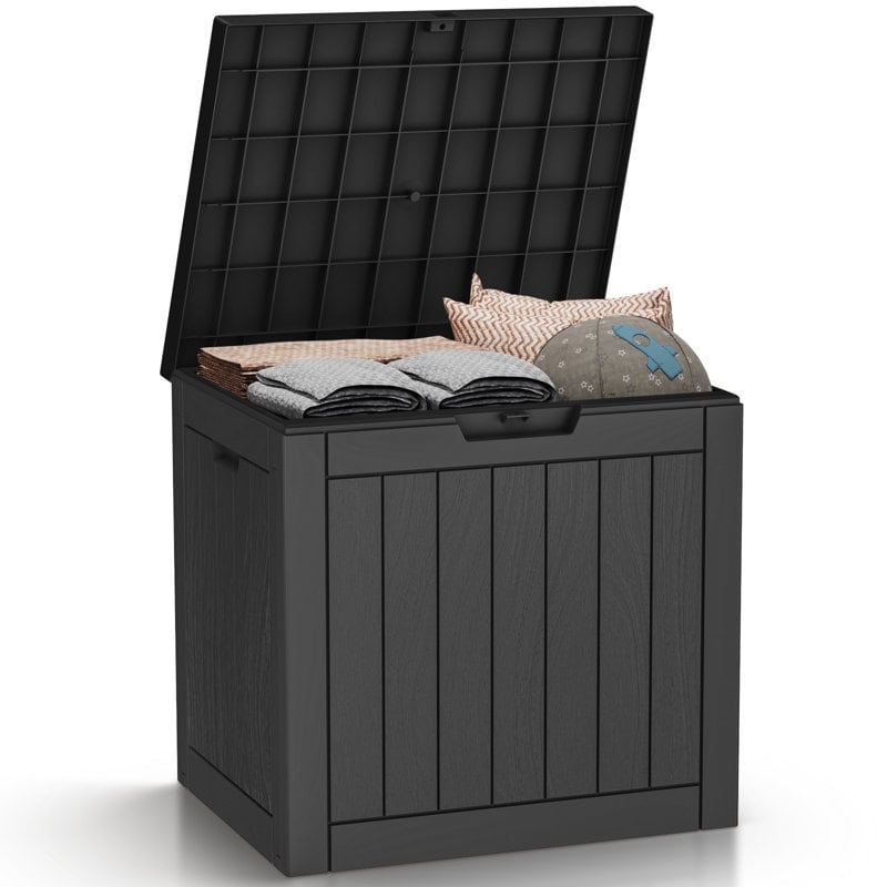 Outdoor Patio Storage Resin Lockable Deck Box