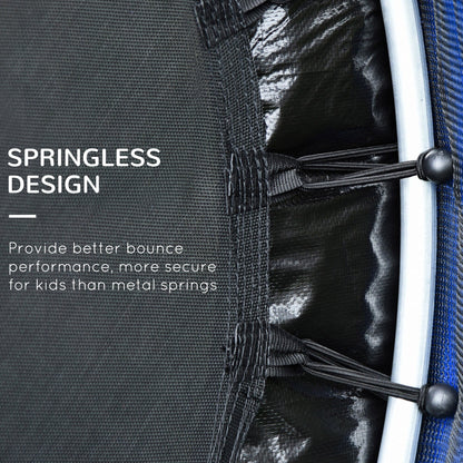 Trampoline Outsunny pour enfants de 1,5 m de diamètre avec filet pour l'intérieur et l'extérieur, de 3 à 6 ans