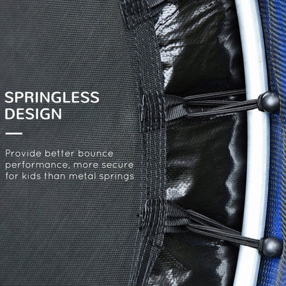 Trampoline Outsunny pour enfants de 1,5 m de diamètre avec filet pour l'intérieur et l'extérieur, de 3 à 6 ans