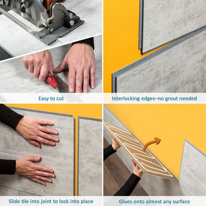 Kit de douche en carrelage mural Palisade