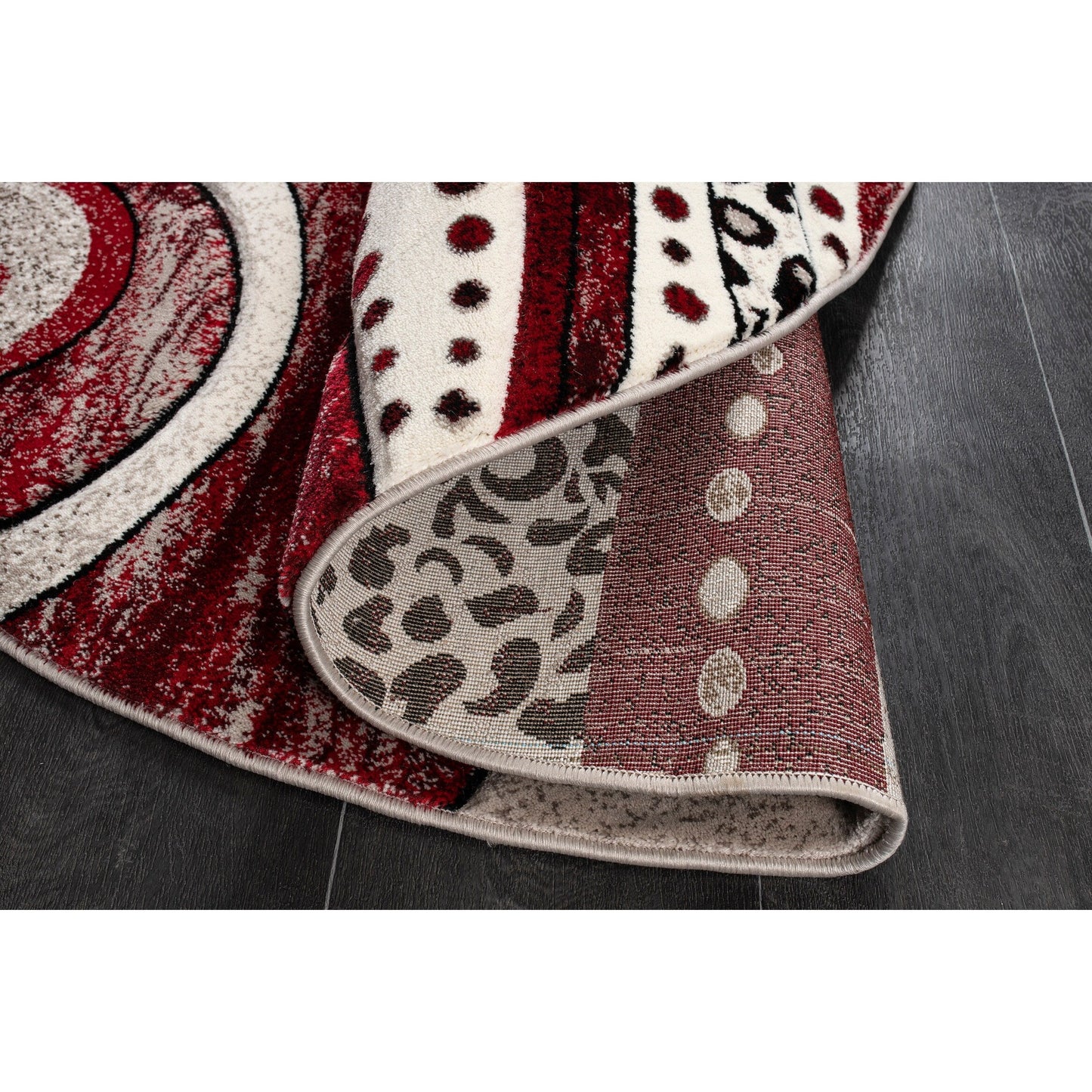 Tapis à tourbillons abstraits de la collection Rhodes