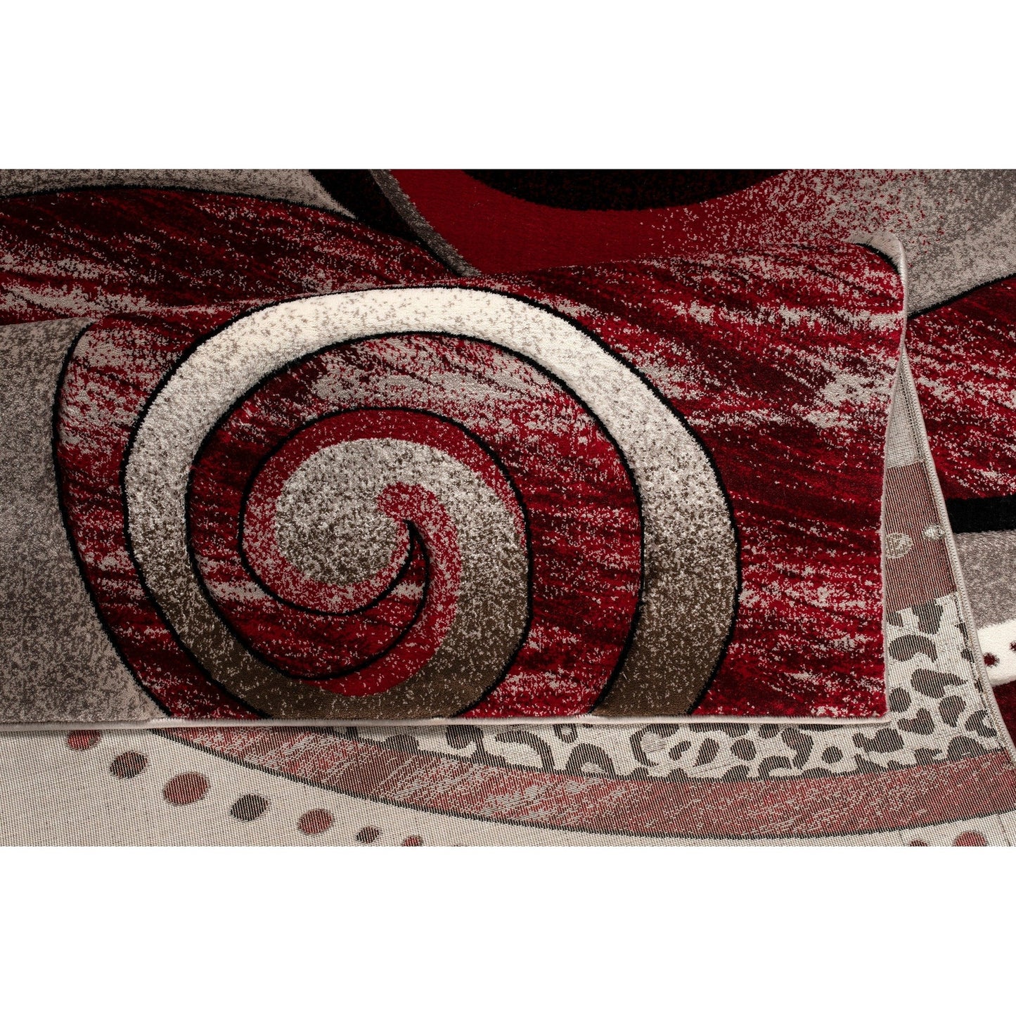 Tapis à tourbillons abstraits de la collection Rhodes