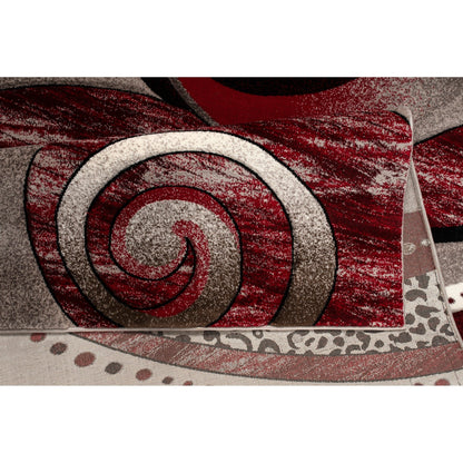 Tapis à tourbillons abstraits de la collection Rhodes