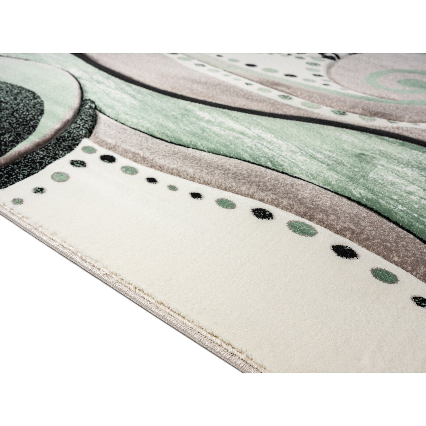 Tapis à tourbillons abstraits de la collection Rhodes