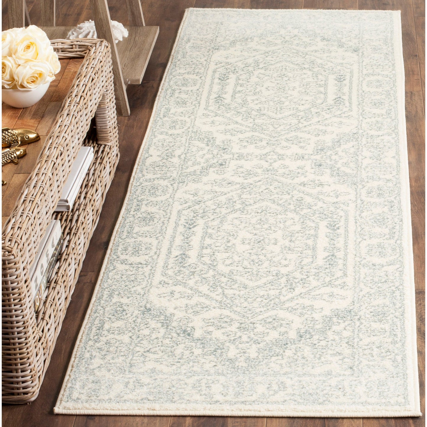 Tapis médaillon oriental rustique Adirondack Sian de SAFAVIEH