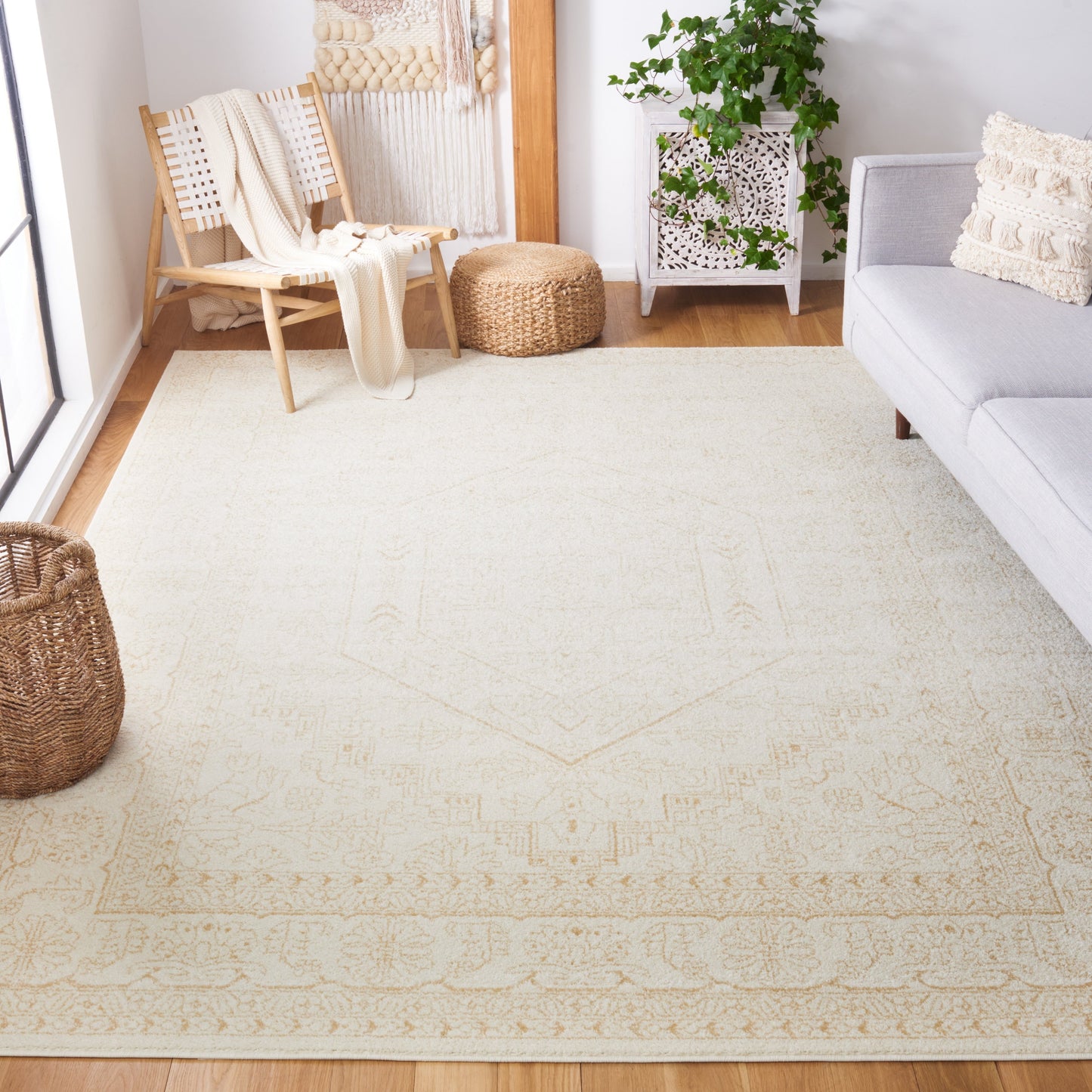 Tapis médaillon oriental rustique Adirondack Sian de SAFAVIEH