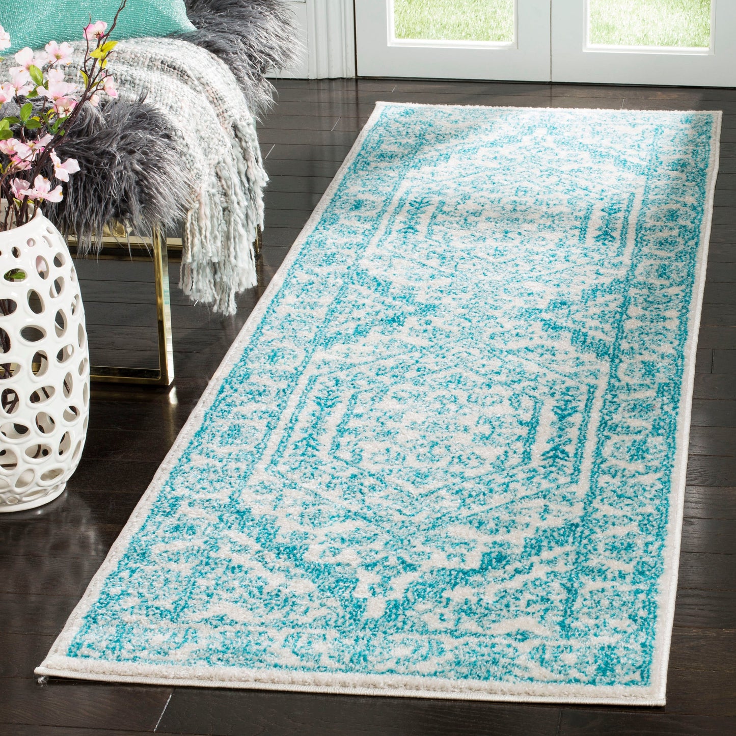 Tapis médaillon oriental rustique Adirondack Sian de SAFAVIEH