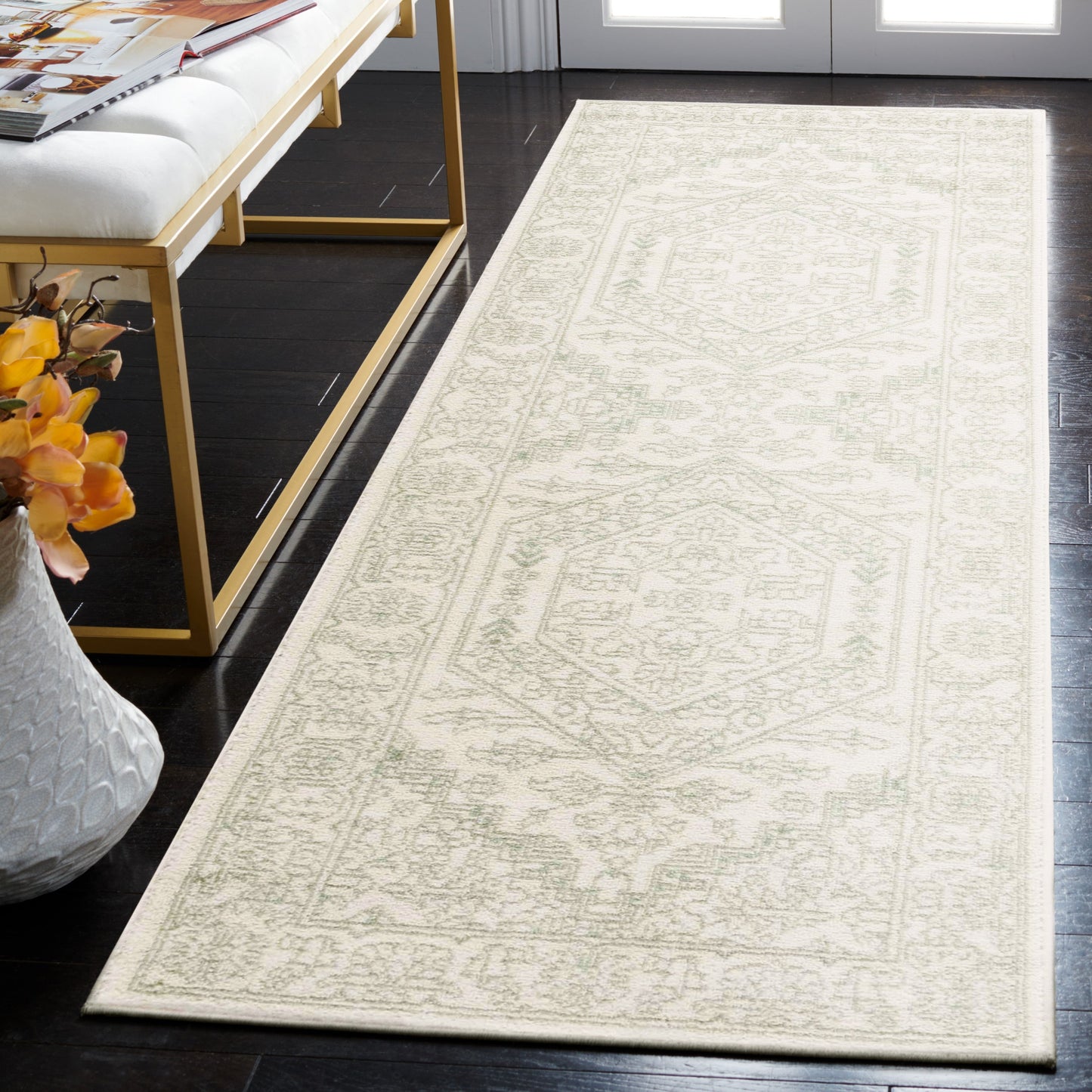 Tapis médaillon oriental rustique Adirondack Sian de SAFAVIEH