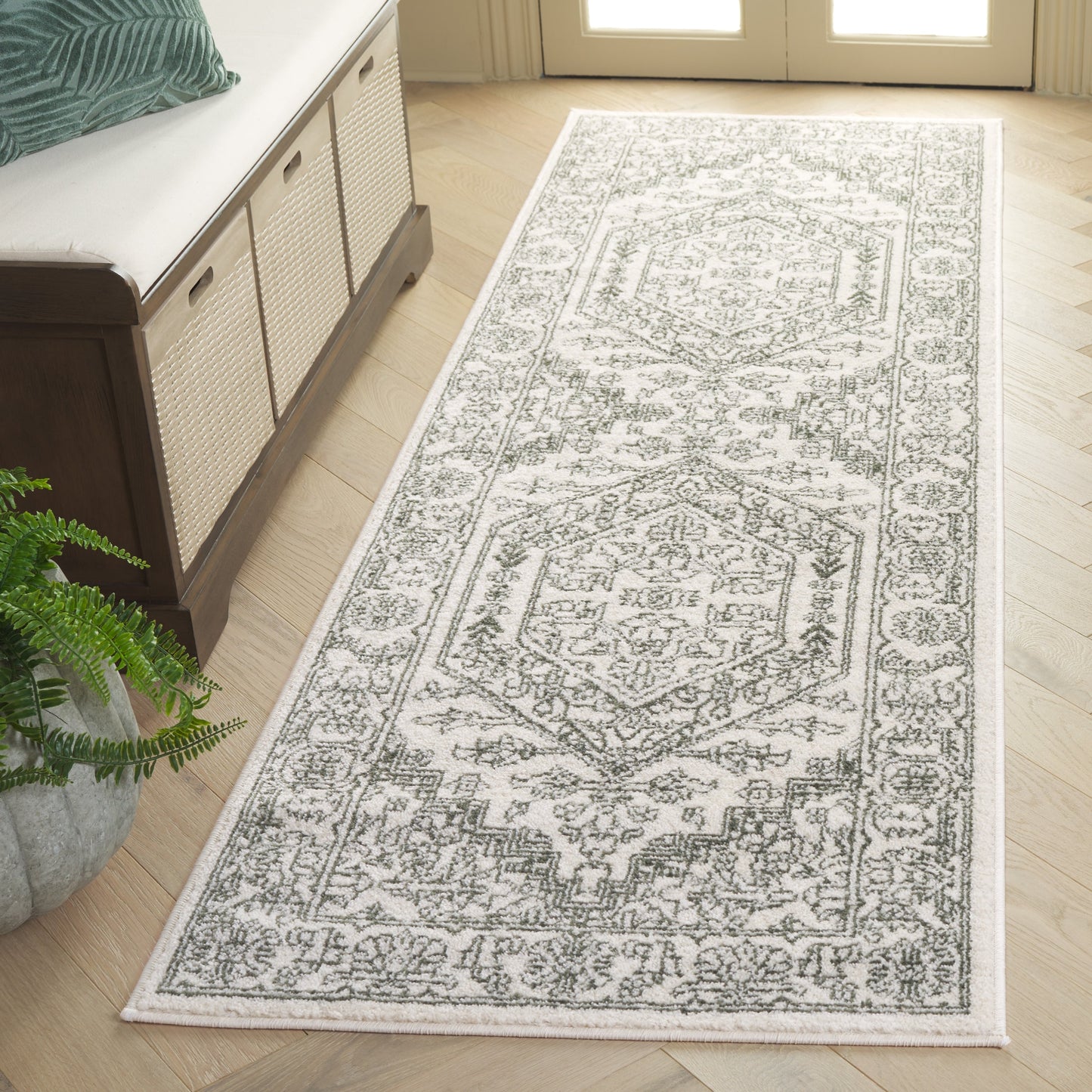 Tapis médaillon oriental rustique Adirondack Sian de SAFAVIEH