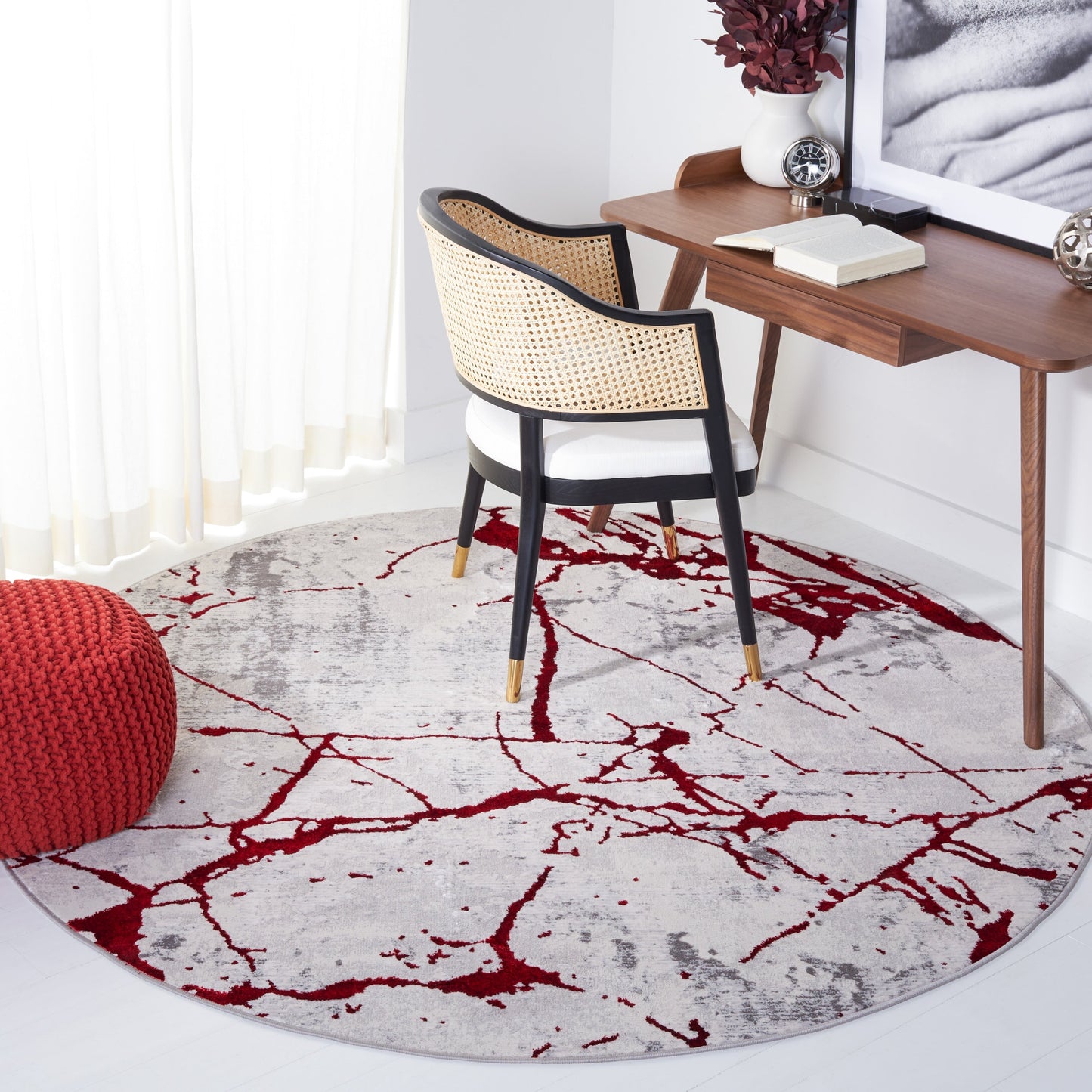 Tapis abstrait moderne vieilli SAFAVIEH Amelia Alli