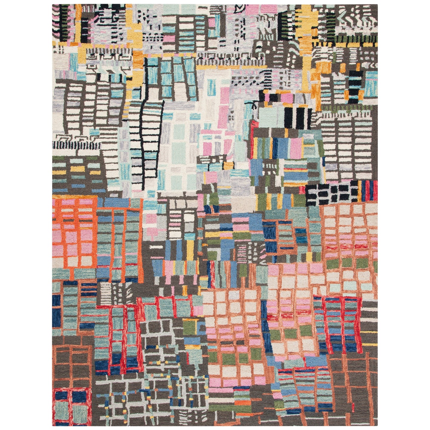Tapis en laine abstrait bohème SAFAVIEH Aspen Anemone