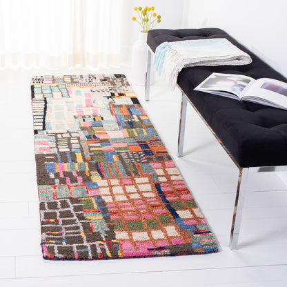 Tapis en laine abstrait bohème SAFAVIEH Aspen Anemone
