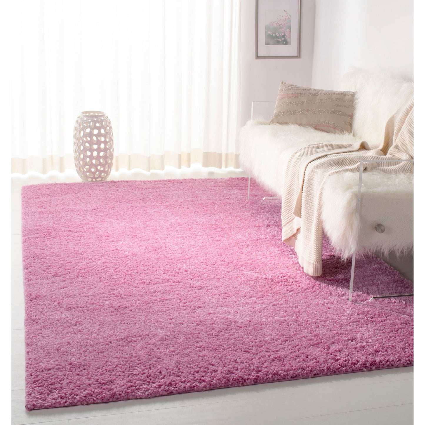 Tapis à poils longs SAFAVIEH August Wilhelma de 3 cm d'épaisseur