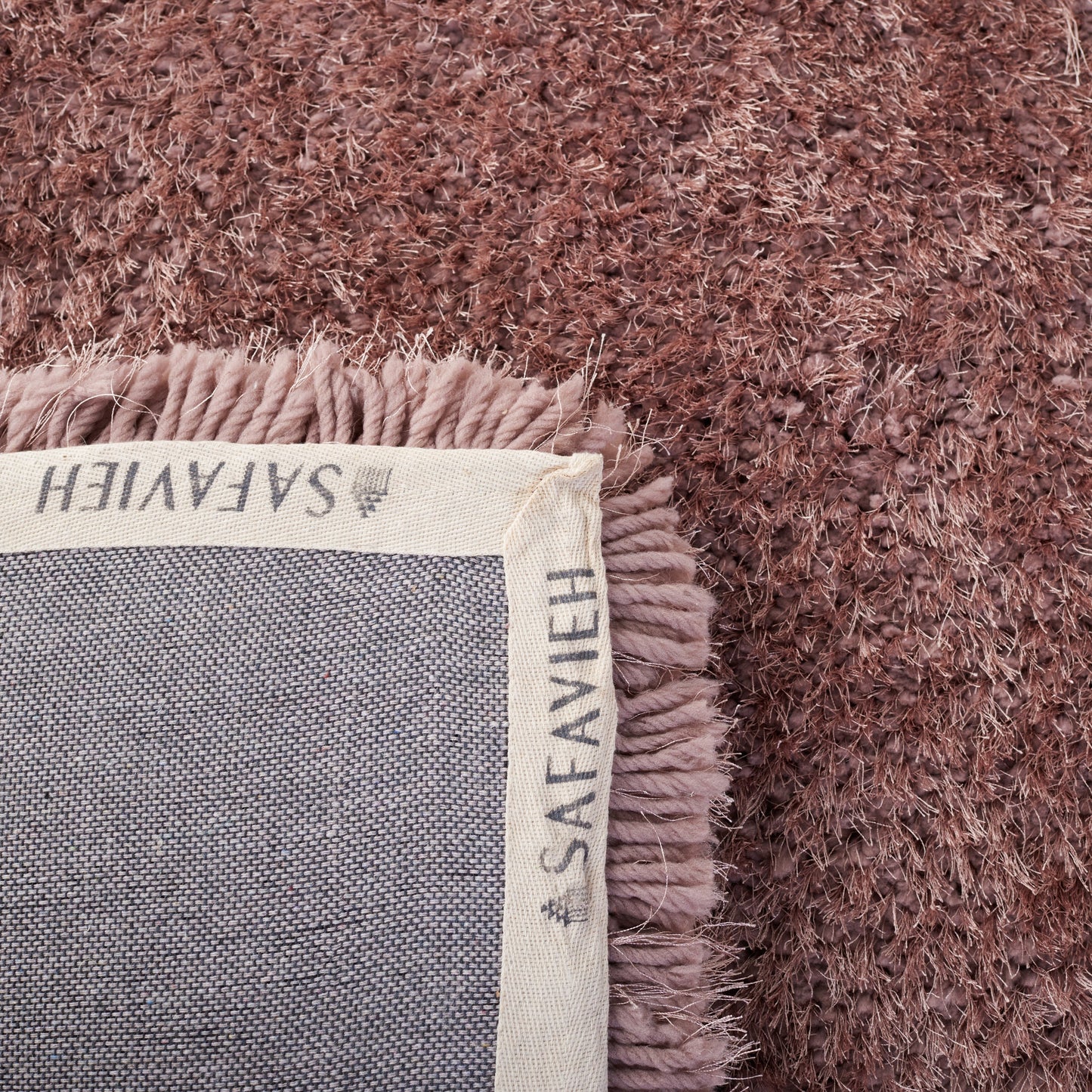 Tapis Shaggy de luxe SAFAVIEH Bahija Rudina de 7,6 cm d'épaisseur