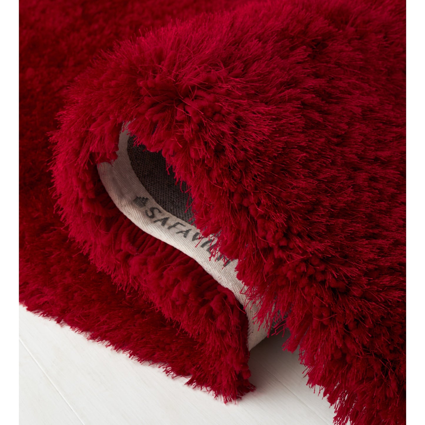 Tapis Shaggy de luxe SAFAVIEH Bahija Rudina de 7,6 cm d'épaisseur