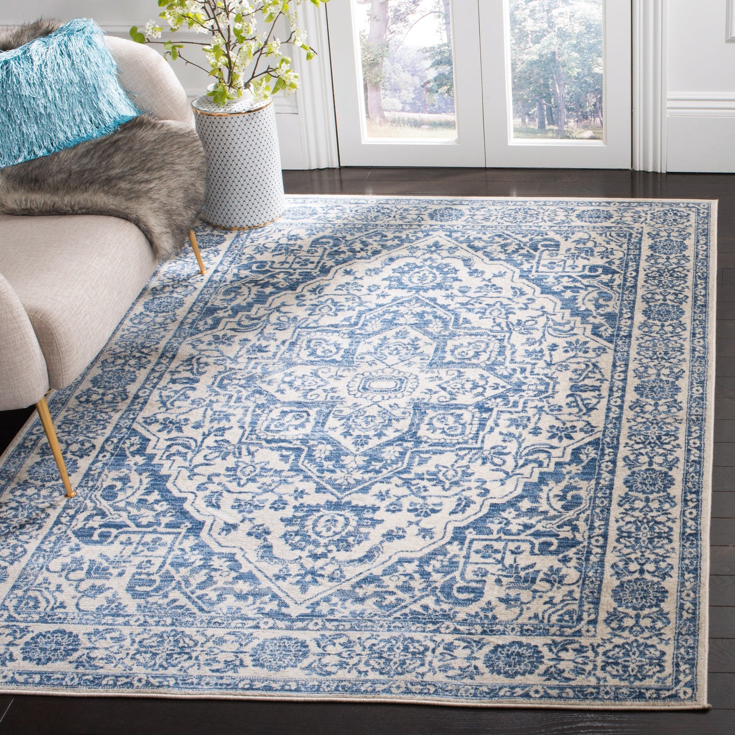 Tapis médaillon oriental SAFAVIEH Brentwood Ordis