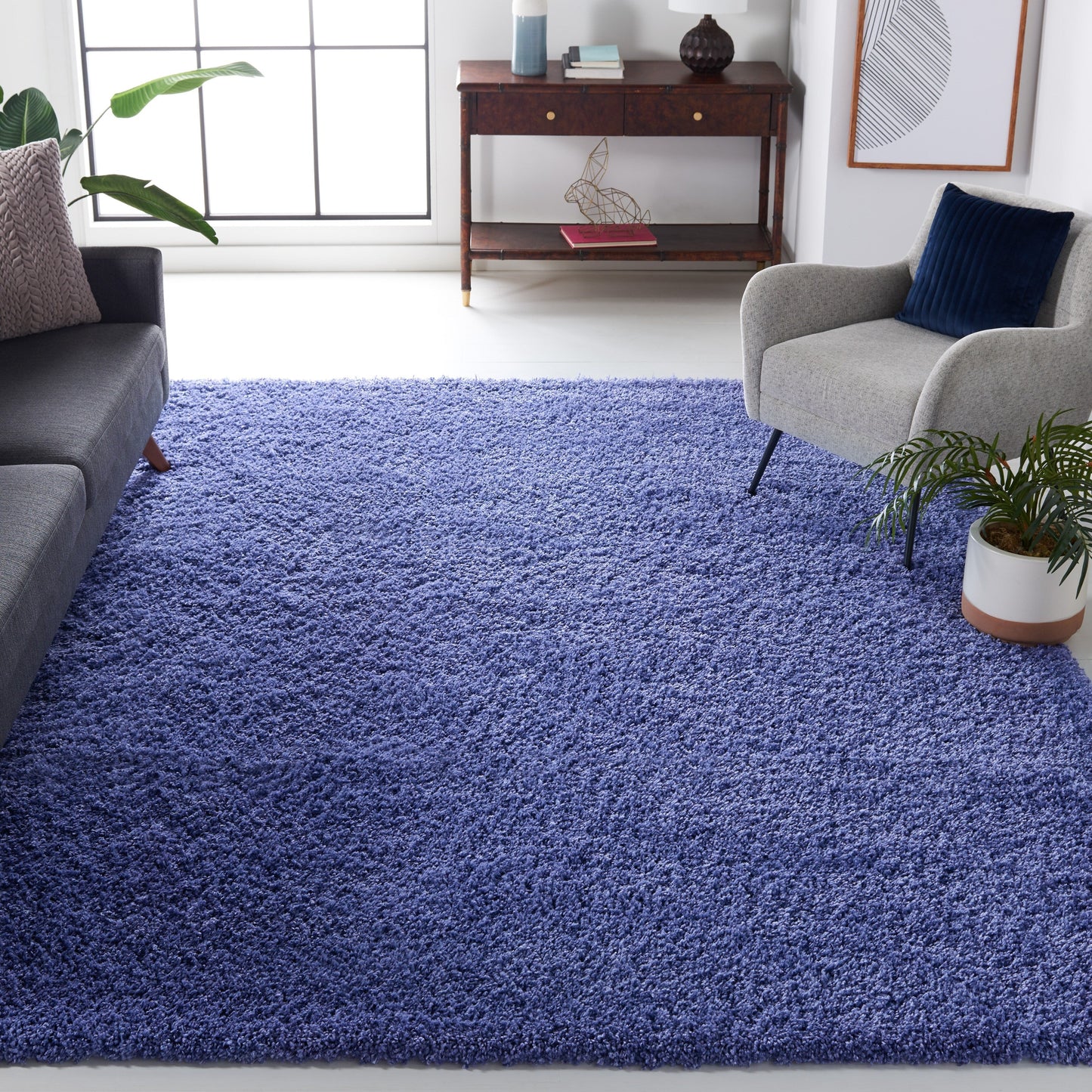Tapis SAFAVIEH California Shag Marelle de 2 pouces d'épaisseur