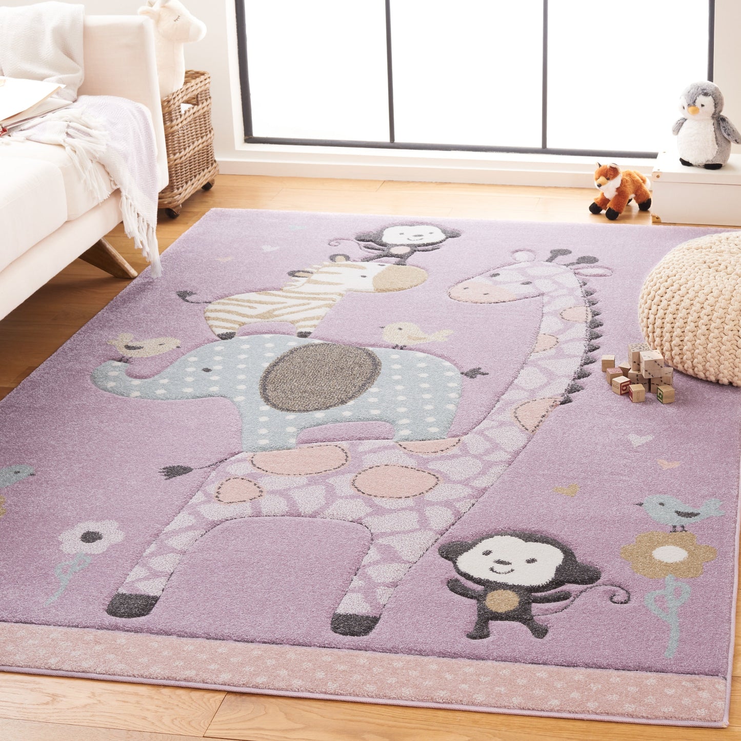 Tapis animalier SAFAVIEH Carousel Kids Miharu