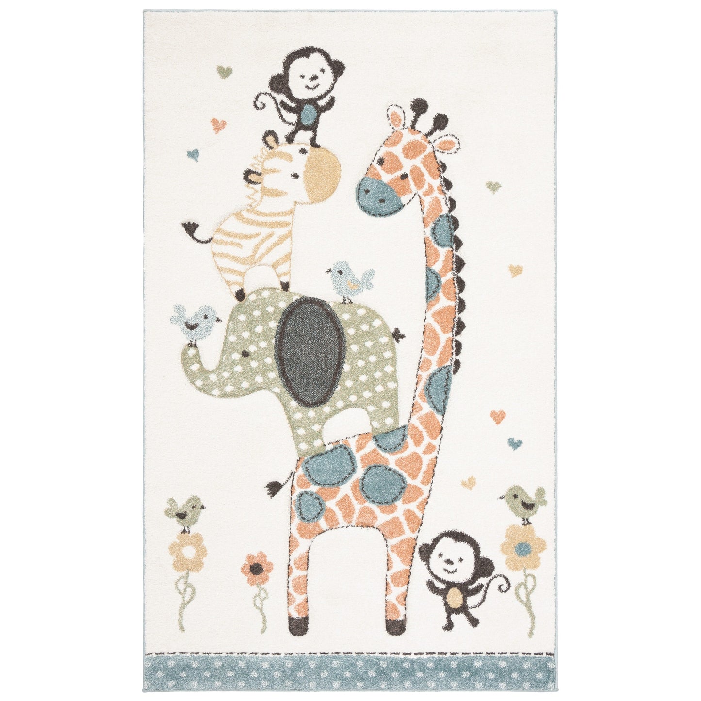 Tapis animalier SAFAVIEH Carousel Kids Miharu
