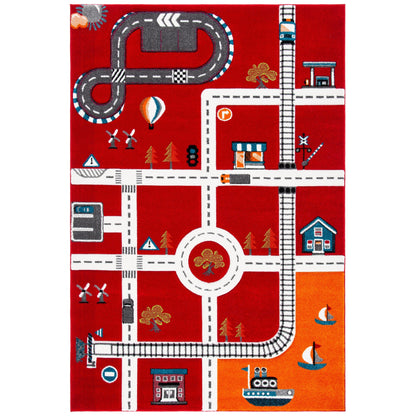 Tapis de route de quartier SAFAVIEH Carousel Kids Riemy