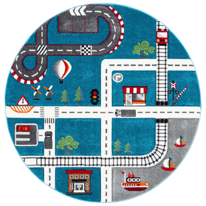 Tapis de route de quartier SAFAVIEH Carousel Kids Riemy