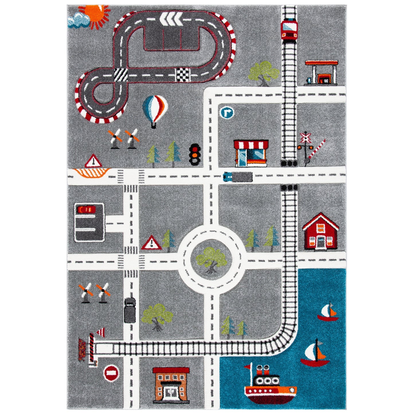 Tapis de route de quartier SAFAVIEH Carousel Kids Riemy