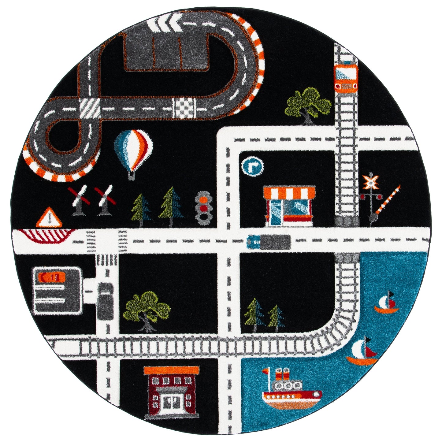 Tapis de route de quartier SAFAVIEH Carousel Kids Riemy