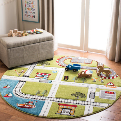Tapis de route de quartier SAFAVIEH Carousel Kids Riemy