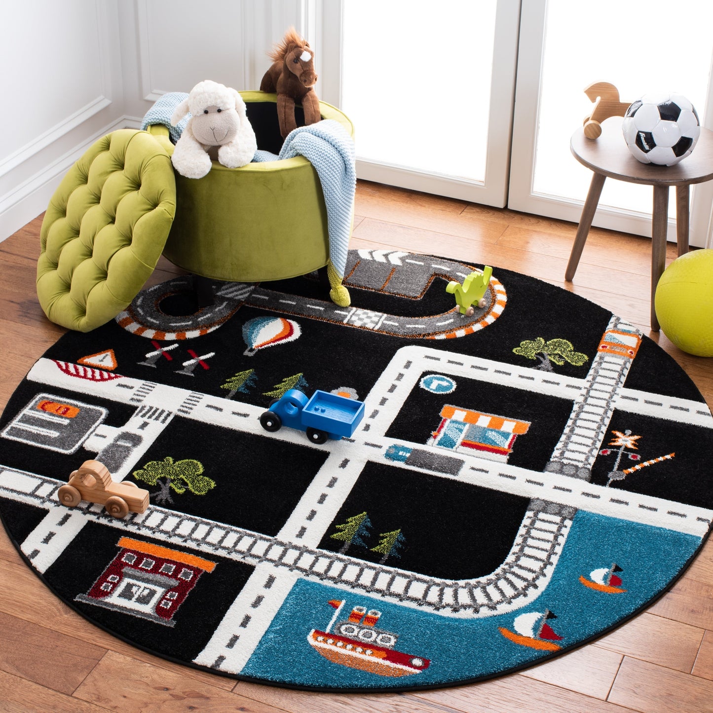 Tapis de route de quartier SAFAVIEH Carousel Kids Riemy