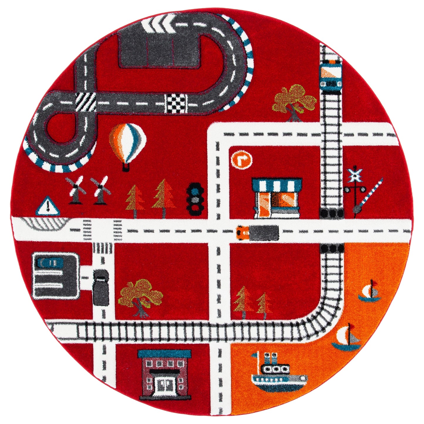 Tapis de route de quartier SAFAVIEH Carousel Kids Riemy