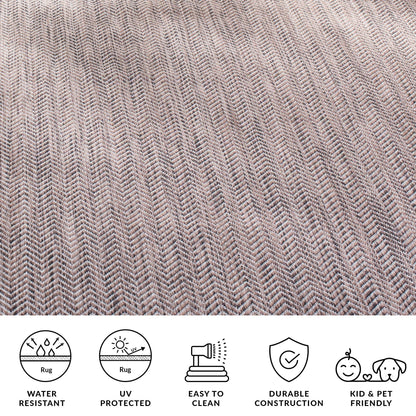 SAFAVIEH Courtyard Ilmur Indoor/ Outdoor Waterproof Patio Backyard Rug