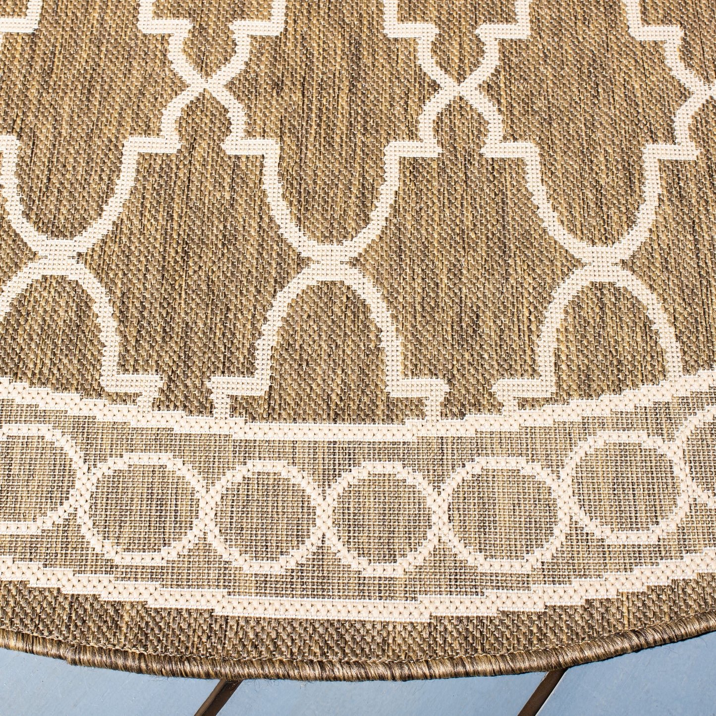SAFAVIEH Courtyard Janell Trellis Indoor/ Outdoor Waterproof Patio Backyard Rug