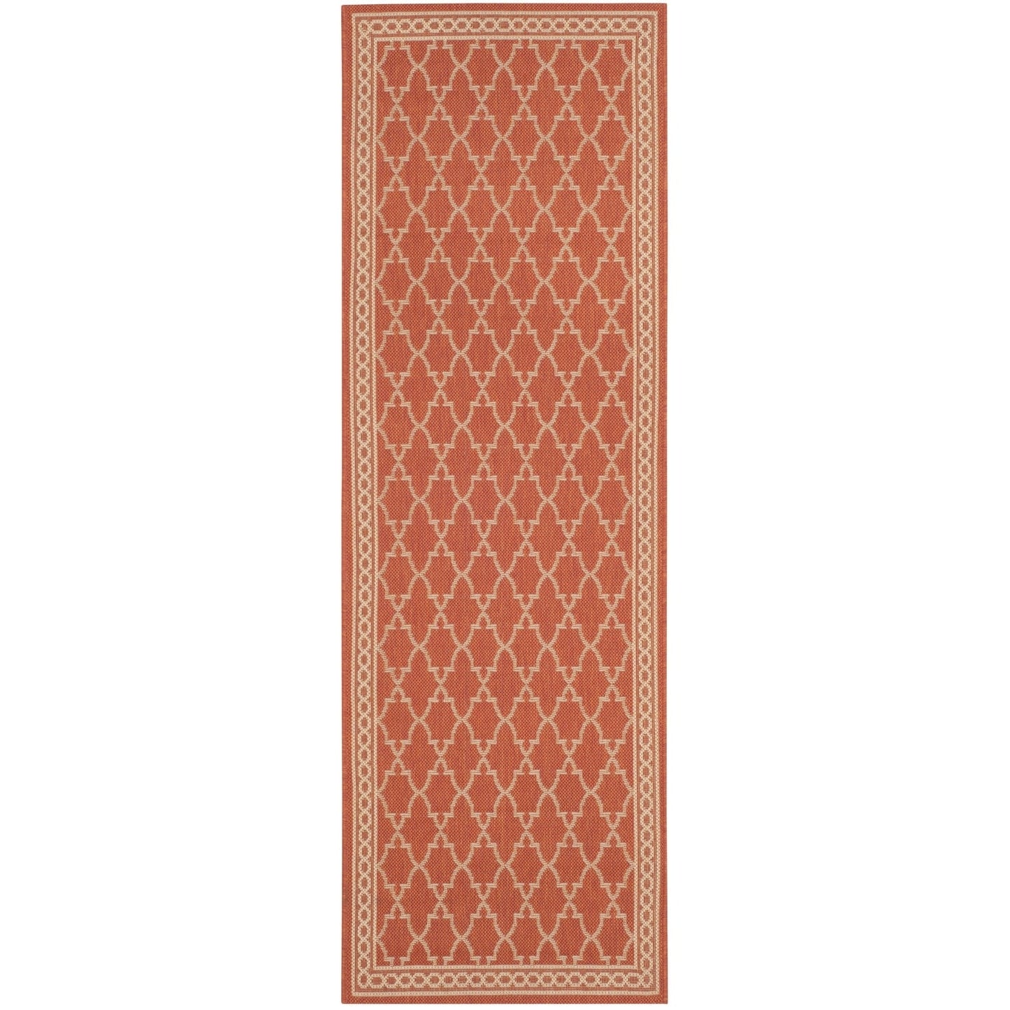 SAFAVIEH Courtyard Janell Trellis Indoor/ Outdoor Waterproof Patio Backyard Rug