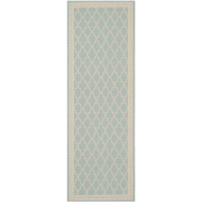 SAFAVIEH Courtyard Janell Trellis Indoor/ Outdoor Waterproof Patio Backyard Rug