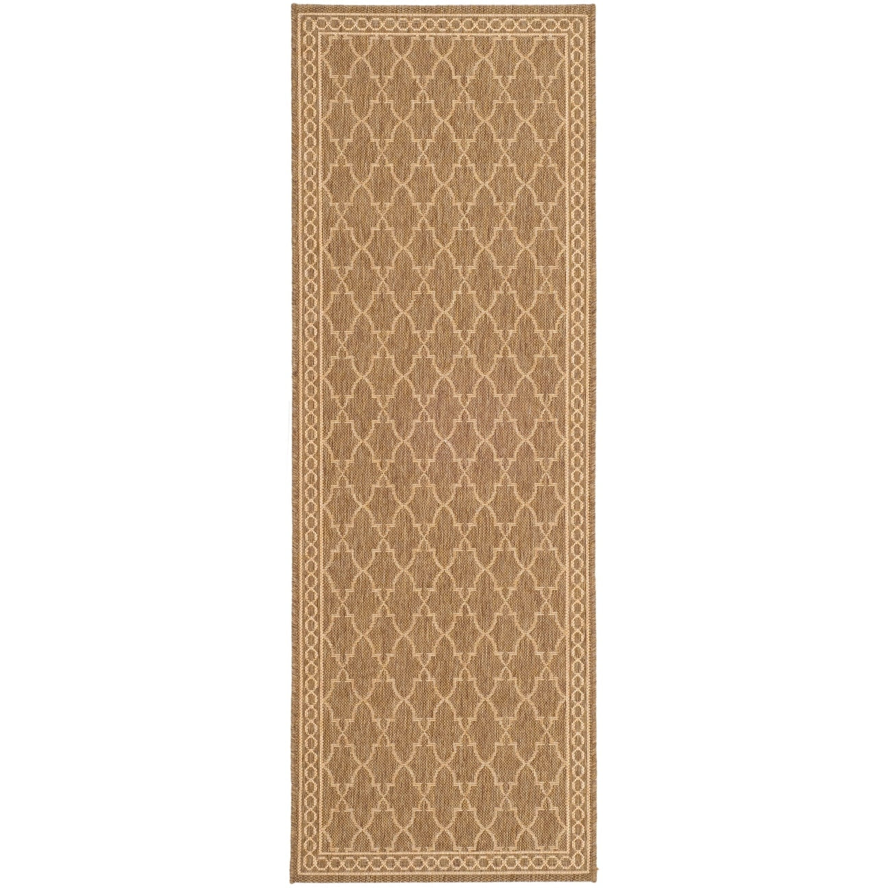 SAFAVIEH Courtyard Janell Trellis Indoor/ Outdoor Waterproof Patio Backyard Rug