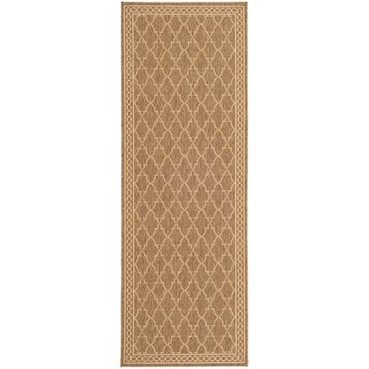 SAFAVIEH Courtyard Janell Trellis Indoor/ Outdoor Waterproof Patio Backyard Rug