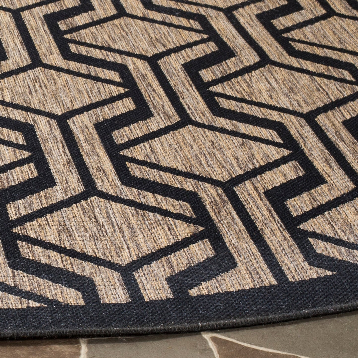 SAFAVIEH Courtyard Jeanine Indoor/ Outdoor Waterproof Patio Backyard Rug