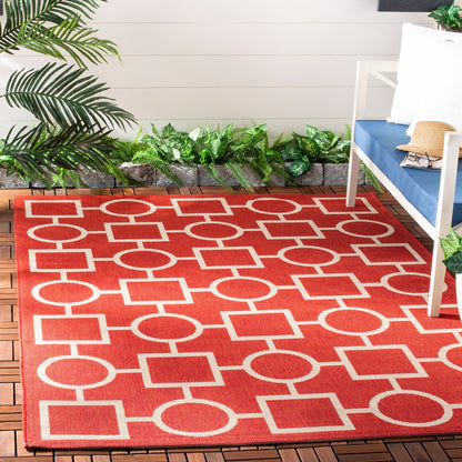 Tapis de jardin imperméable pour intérieur/extérieur SAFAVIEH Courtyard Lilya