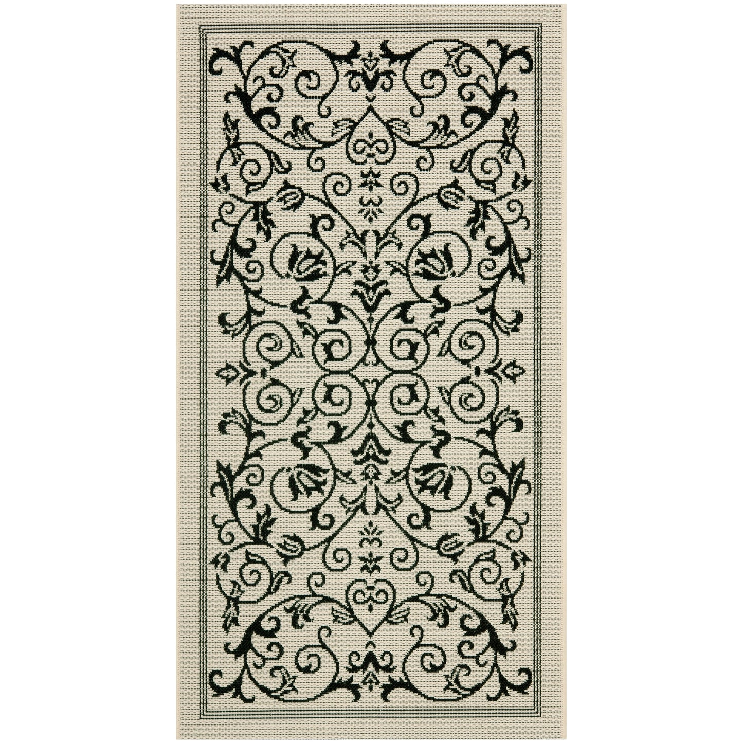 SAFAVIEH Courtyard Miljeta Indoor/ Outdoor Waterproof Patio Backyard Rug