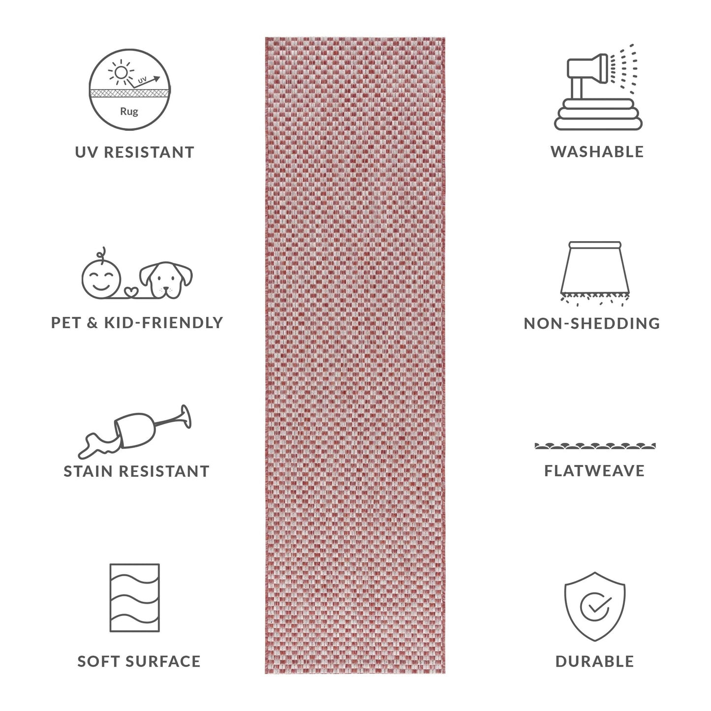 SAFAVIEH Courtyard Ragini Indoor/Outdoor Waterproof Patio Backyard Rug